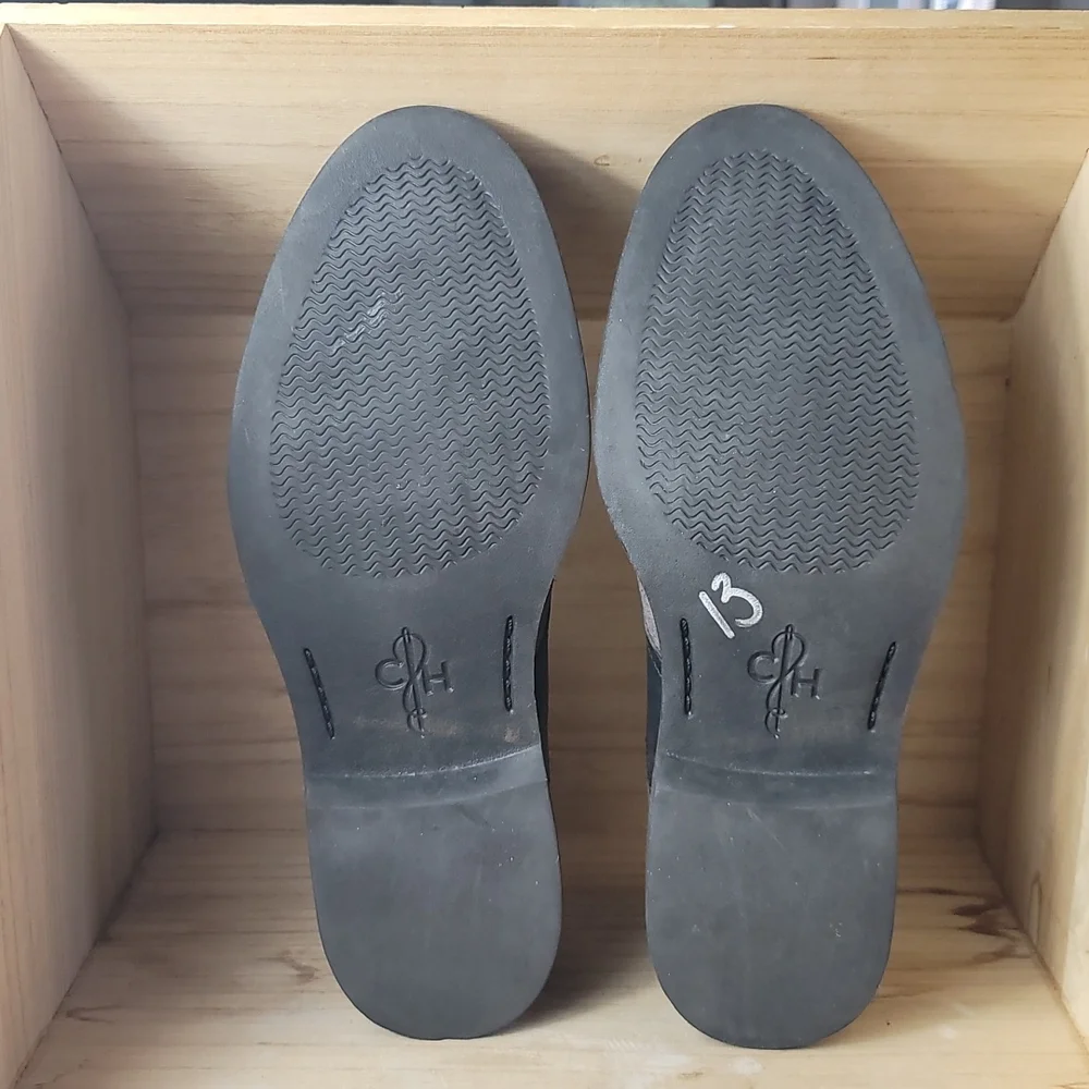 Cole Haan Mens Gray Oxford Shoes - Picture 8 of 10